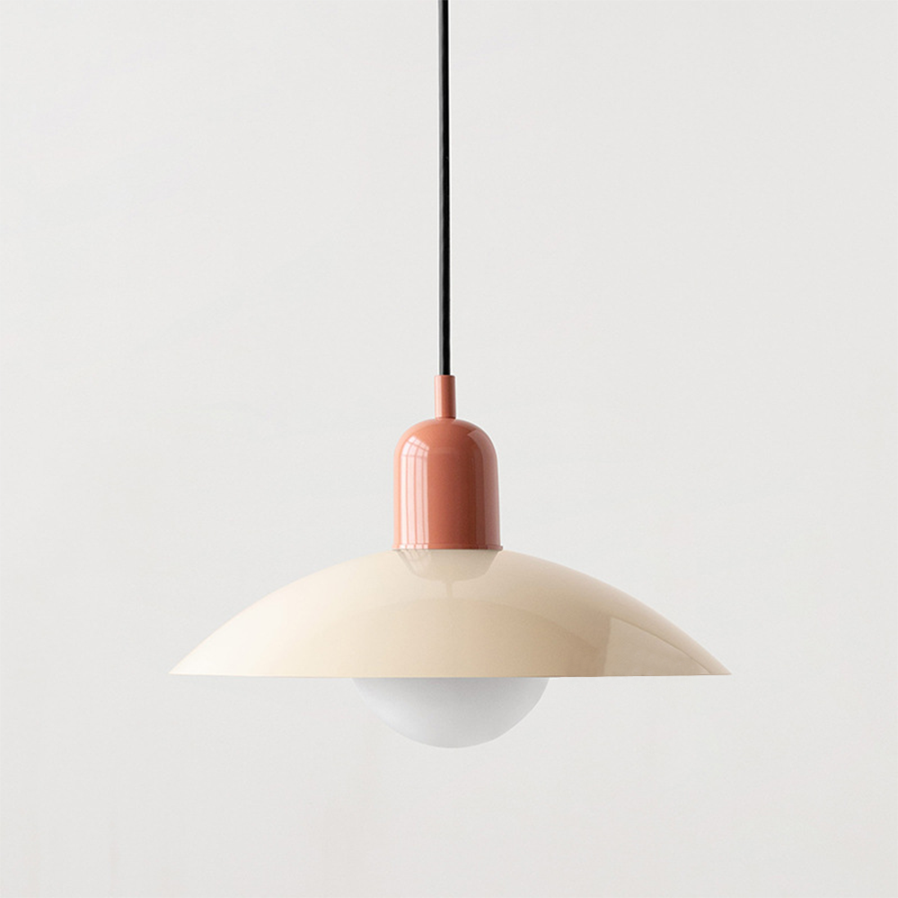 Suspension LED Bauhaus - Design Coloré Macaron pour Cuisine, Salle à Manger et Intérieurs Modernes