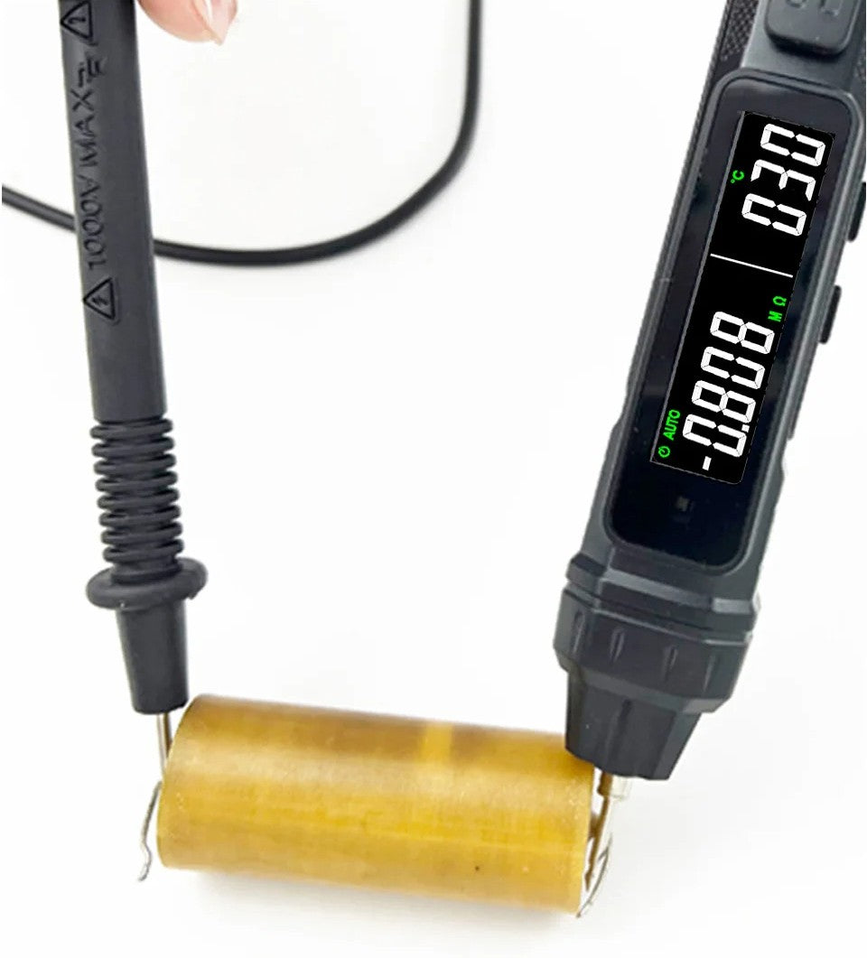 Stylo Multimètre Numérique Intelligent - Testeur de Tension Sans Contact avec 6000 Comptages & Plage Automatique