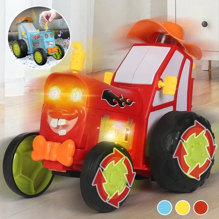 Voiture de cascade avec lumière et musique – SpinRacer