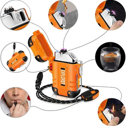 Briquet Tempête Imperméable et Résistant au Vent - SurvivalFlame