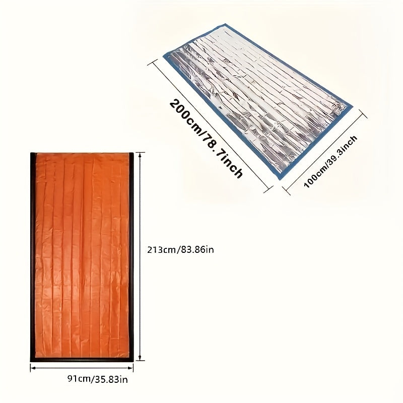 SurviveMate Sacs de Couchage d'Urgence - Isolation Imperméable pour le Camping