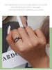 Bague en reptile en platine argenté