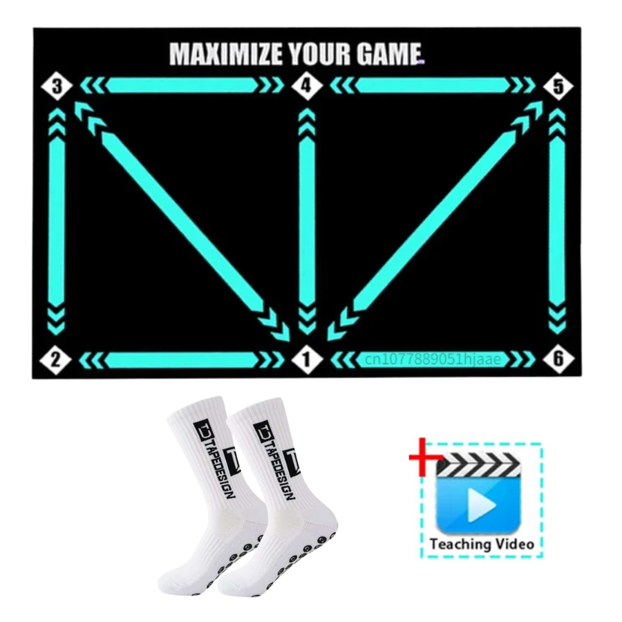 Tapis d'entraînement FootSkill | Sport & entraînement | Tapis d'entraînement de football avec programme vidéo associé
