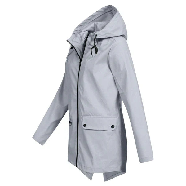 Veste de Pluie Tendance pour Dames avec Capuche - Liora