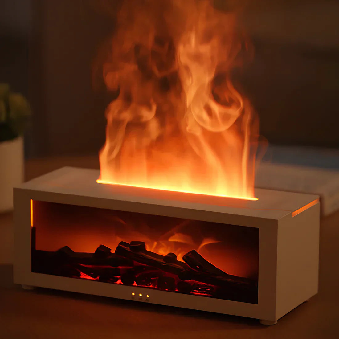 SootheSphere | Sentez la chaleur et la tranquillité d'un diffuseur de cheminée rougeoyant