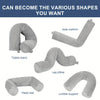 TravelEase Coussin de Voyage Réglable – Soutien et Confort