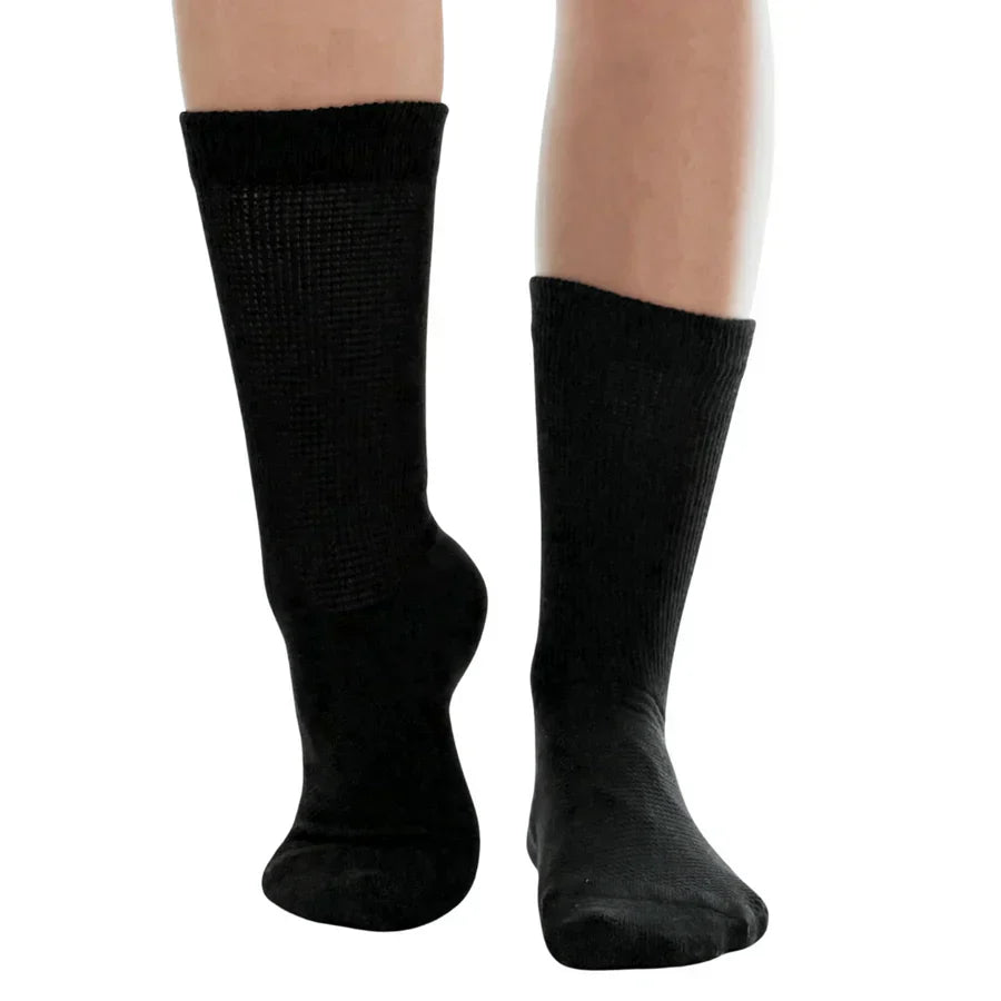 Vardi Dante NeuroVital Chaussettes | Extrêmement extensible | Design sans couture | Rembourrage au talon | Antibactérien et anti-odeur | Spécialement pour le diabète et la neuropathie | Technologie de tricot à 3 zones pour un confort optimal