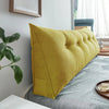 Oreiller de Tête de Lit Triangulaire – Grand Coussin de Dossier pour Lire, Dormir et Soutien de Positionnement Corporel Complet