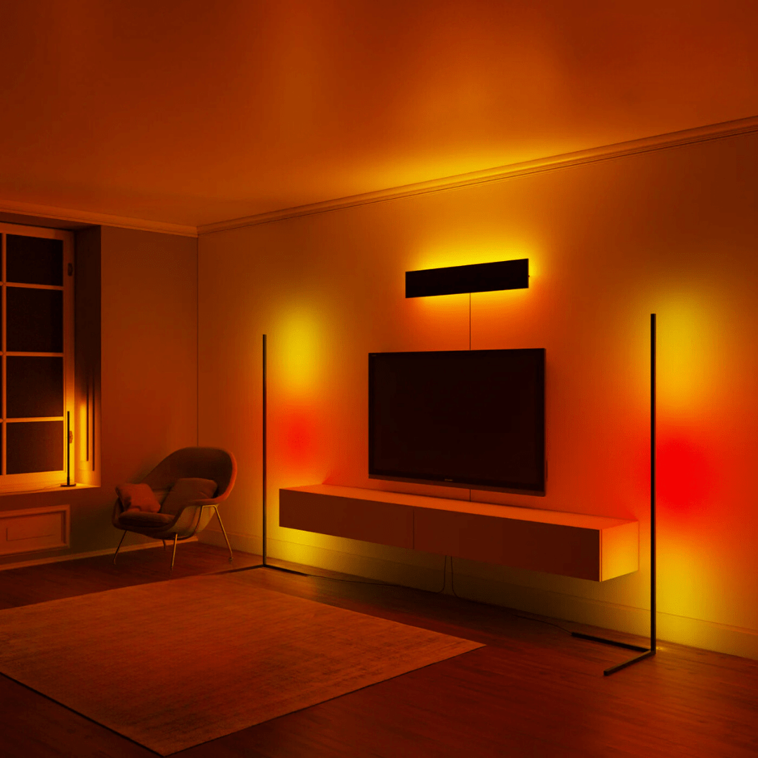Ambiance LED Dimmable Lampadaire – Éclairage de Luxe avec 1+ Million de Couleurs