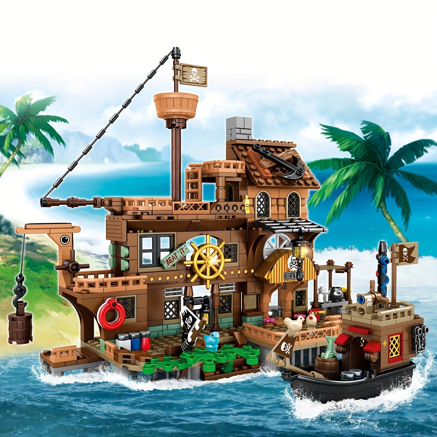 Aventure de Navire Pirate – Construisez Votre Propre Histoire de Flibustier