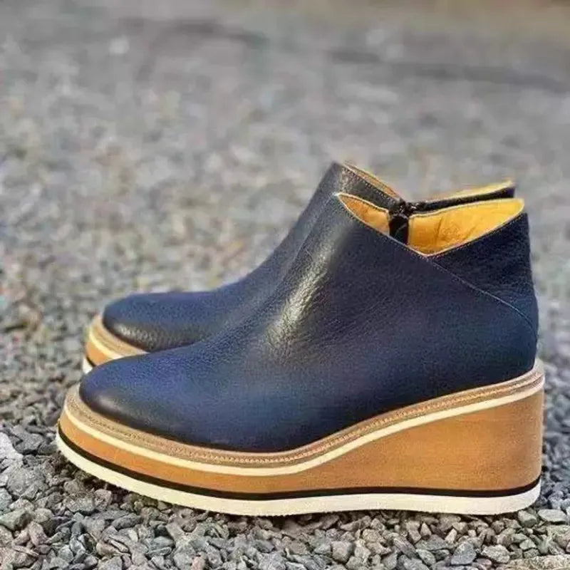 Bottines Tendances pour Femmes avec Fermeture Éclair et Talon - Alessia