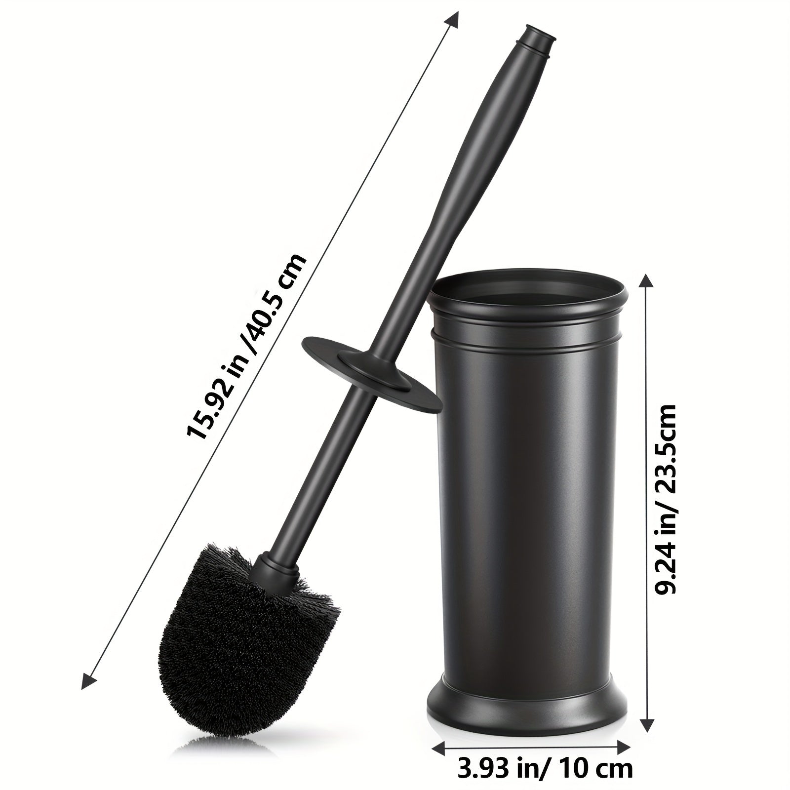 Brosse de Toilette Élégante avec Support - Pour une Salle de Bain Propre