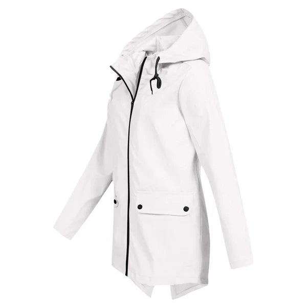 Veste de Pluie Tendance pour Dames avec Capuche - Liora