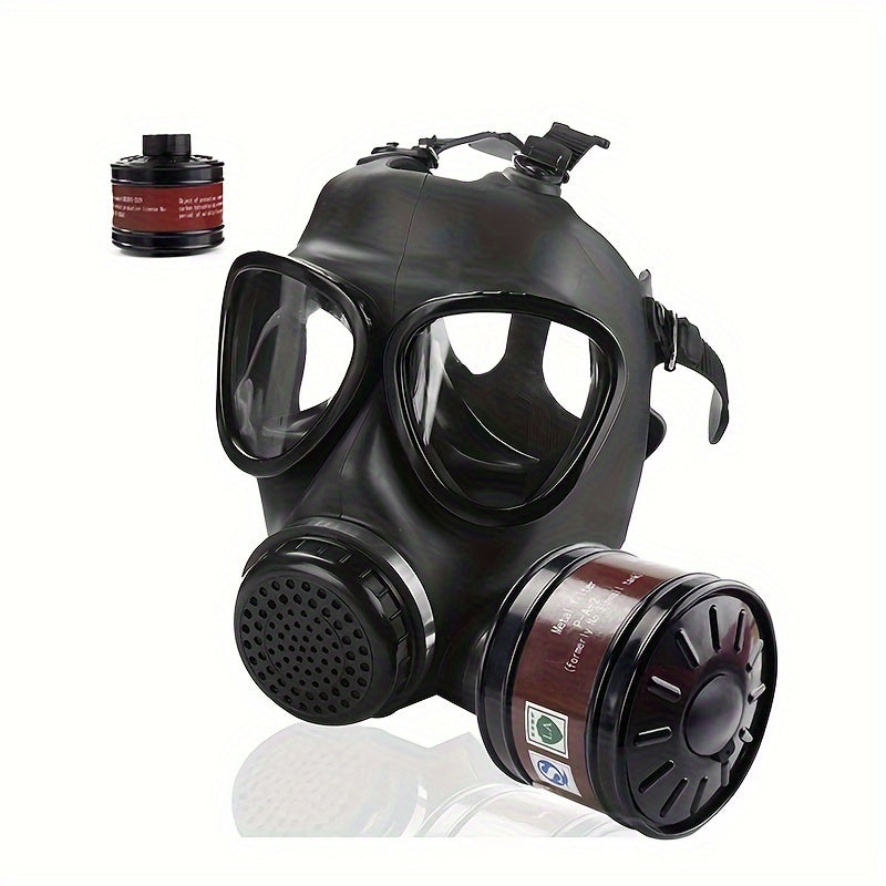Masque à gaz tactique à pleine face - Protection ultime contre les dangers chimiques