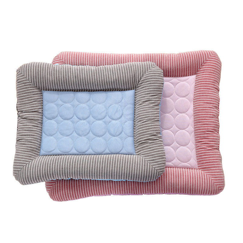 Tapis Rafraîchissant pour Animaux de Compagnie – Tapis Frais en Soie Glacée pour Chiens ou Chats en Bleu ou Rose