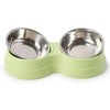 Bols Doubles en Acier Inoxydable pour Animaux de Compagnie – Parfait pour Manger et Boire