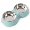 Bols Doubles en Acier Inoxydable pour Animaux de Compagnie – Parfait pour Manger et Boire