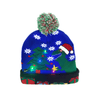 Bonnet LED Givré - Éclairé et Joyeux pour les Fêtes