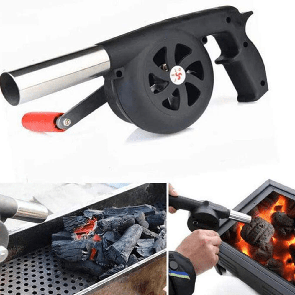 Souffleur Manuel Portable – Parfait pour les Barbecues, le Camping et Allumer des Feux