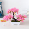 BlossomBonsai Arbre Artificiel – Mini Bonsai Réaliste avec Fleurs Roses