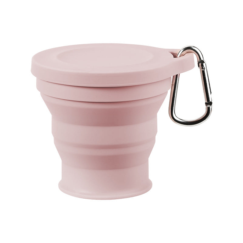 Tasse en Silicone Pliable avec Mousqueton - Tasse Portable et Durable pour l'Extérieur et le Camping