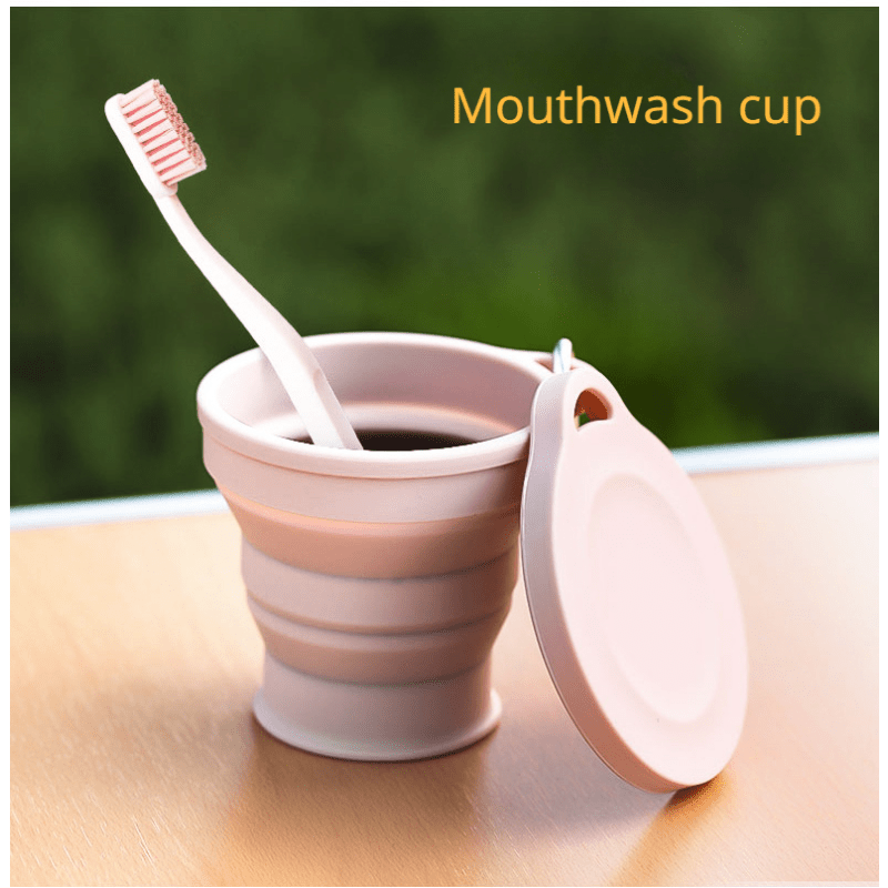 Tasse en Silicone Pliable avec Mousqueton - Tasse Portable et Durable pour l'Extérieur et le Camping