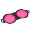 Bols pour Chiens Doubles Pliables – Pratiques et Portables pour Voyager et Marcher
