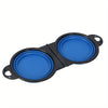 Bols pour Chiens Doubles Pliables – Pratiques et Portables pour Voyager et Marcher