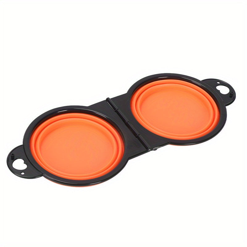 Bols pour Chiens Doubles Pliables – Pratiques et Portables pour Voyager et Marcher