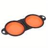 Bols pour Chiens Doubles Pliables – Pratiques et Portables pour Voyager et Marcher