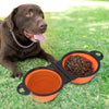 Bols pour Chiens Doubles Pliables – Pratiques et Portables pour Voyager et Marcher