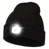 Bonnet Unisexe avec Lumière LED – Éclairage Pratique pour les Promenades Nocturnes