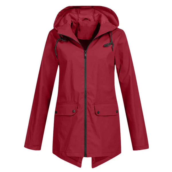 Veste de Pluie Tendance pour Dames avec Capuche - Liora