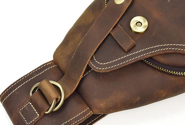 Timo | Sac à épaule d'aventure en cuir luxueux
