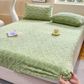 Ensemble de Draps en Velours Sherpa Premium