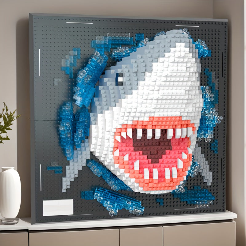 Art mural créatif 3D – Collection Requin et Aigle