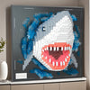 Art mural créatif 3D – Collection Requin et Aigle