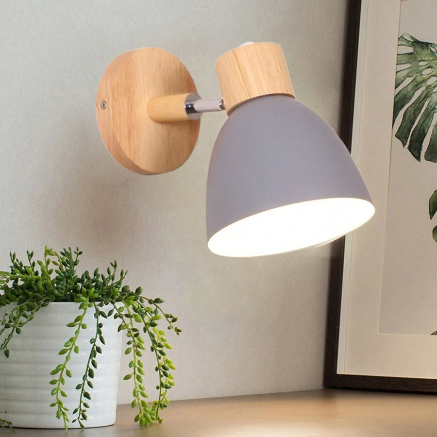 Applique Murale en Bois Helga – Design Scandinave pour un Éclairage Élégant