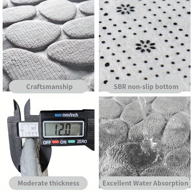 Tapis de Bain en Pavés - Pour des Expériences de Bain Confortables