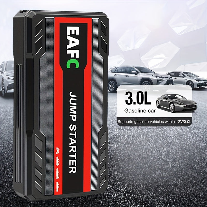 LuxAuto Elite Démarreur de Voiture Portable | Booster d'urgence et chargeur de batterie mobile pour camping-car 12V, idéal pour les voyages