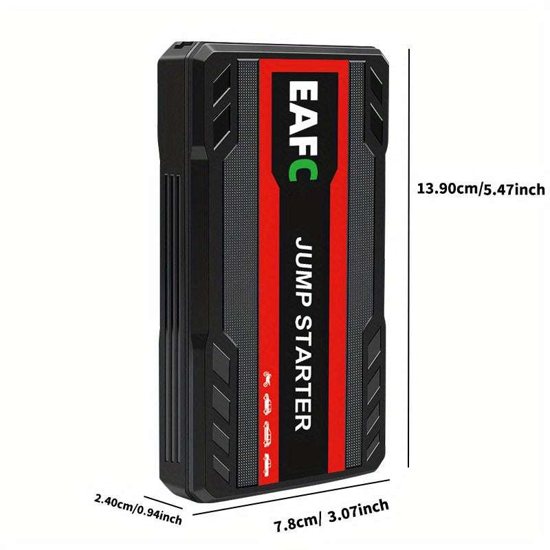 LuxAuto Elite Démarreur de Voiture Portable | Booster d'urgence et chargeur de batterie mobile pour camping-car 12V, idéal pour les voyages