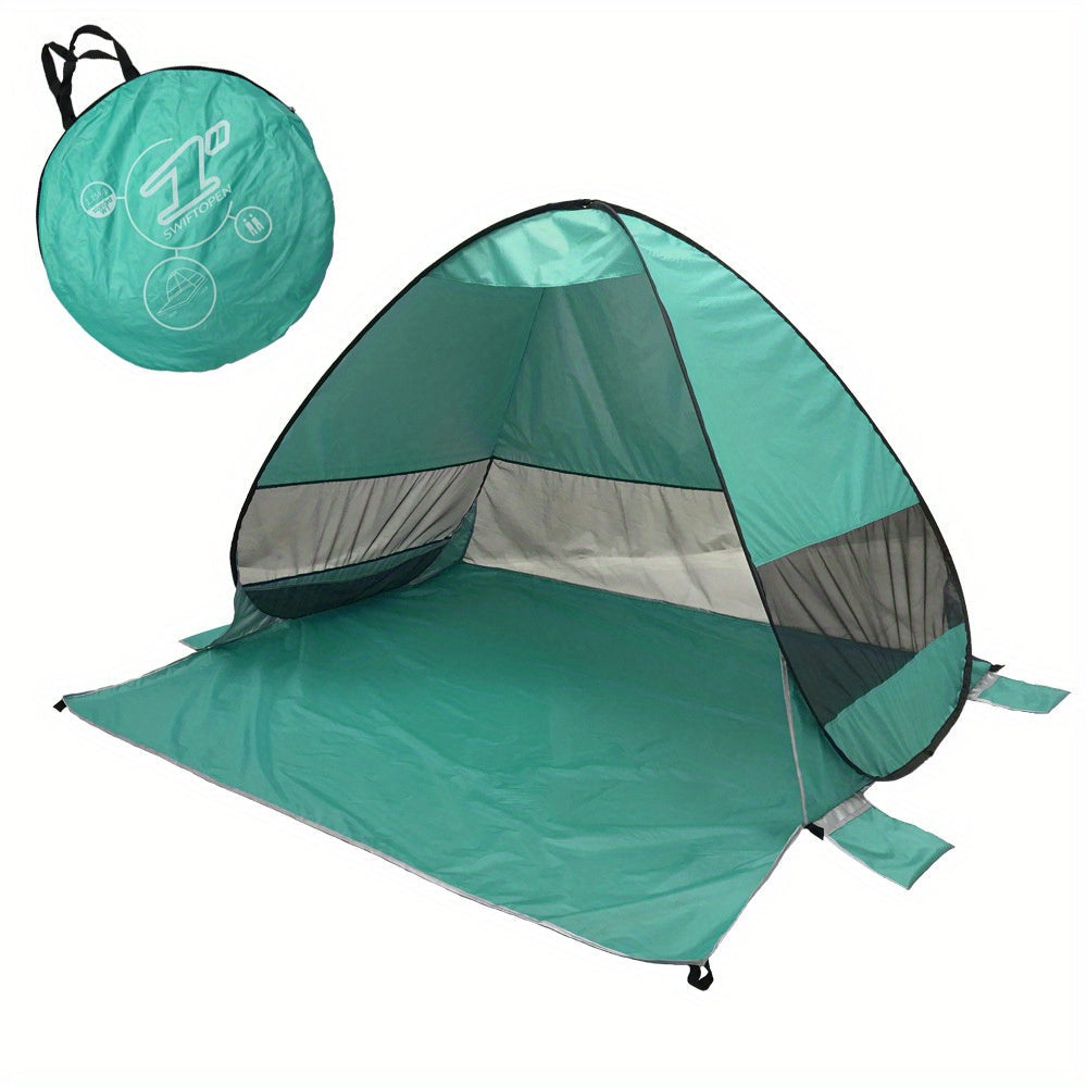 Tente de Plage Portable pour 2-3 Personnes – Protection UPF 50 et Design Léger
