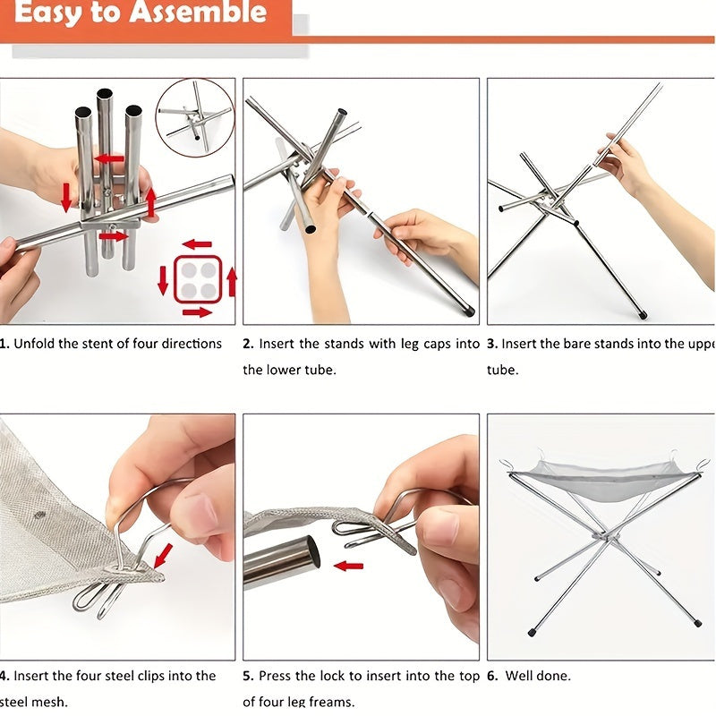 CampFire Compact Foyer – Portable, Robuste et Pratique pour une Utilisation en Plein Air