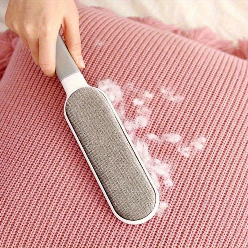 Brosse à Peluches VelvetTouch Luxe | Outil double face pour un enlèvement sans effort des poils d'animaux sur les vêtements, les meubles et les tapis