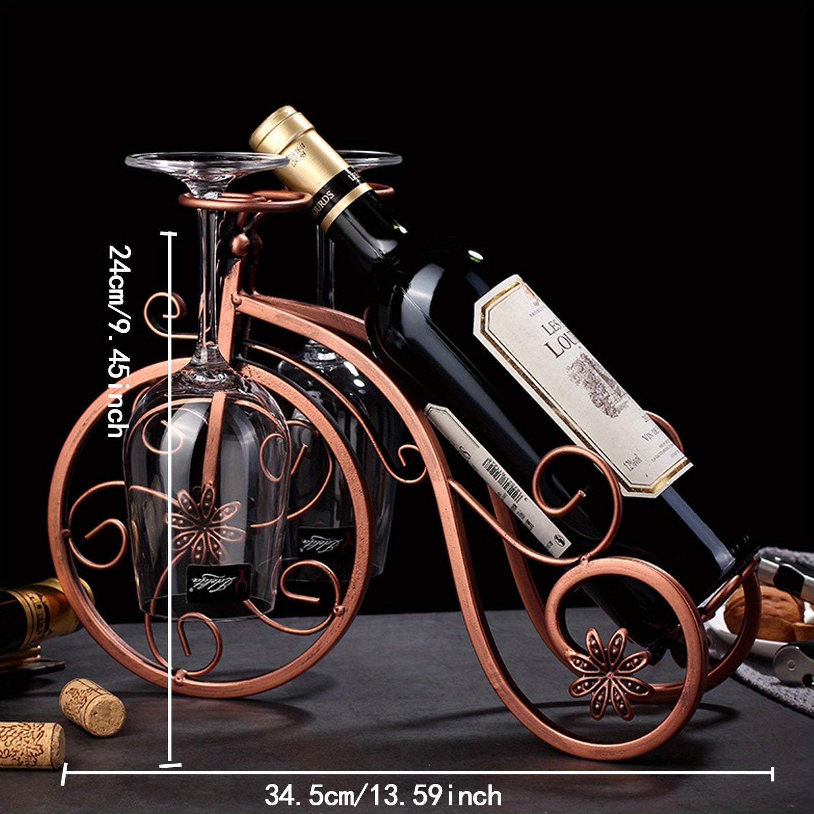 Support de Bouteille de Vin en Vélo – Pour un Goût Raffiné