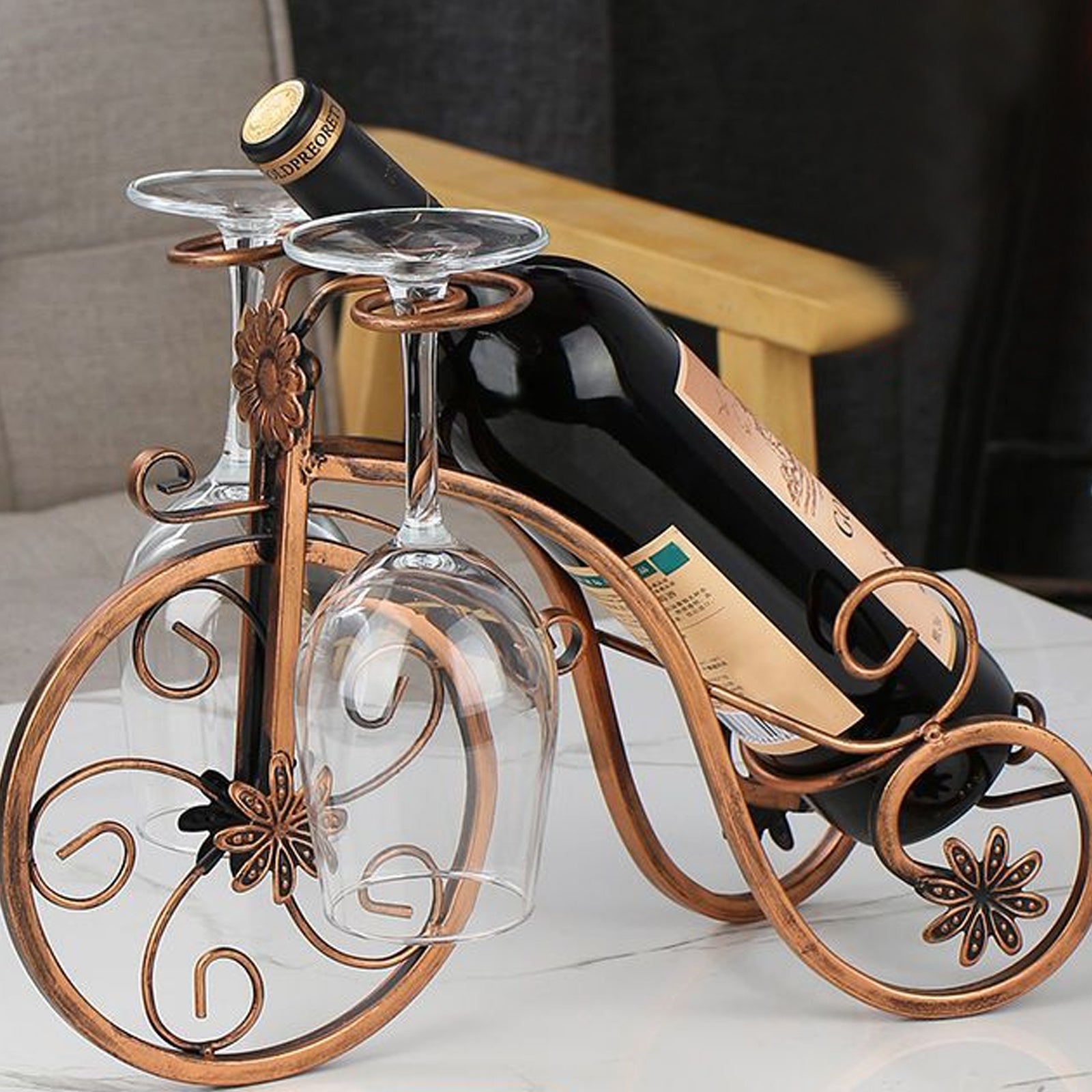 Support de Bouteille de Vin en Vélo – Pour un Goût Raffiné