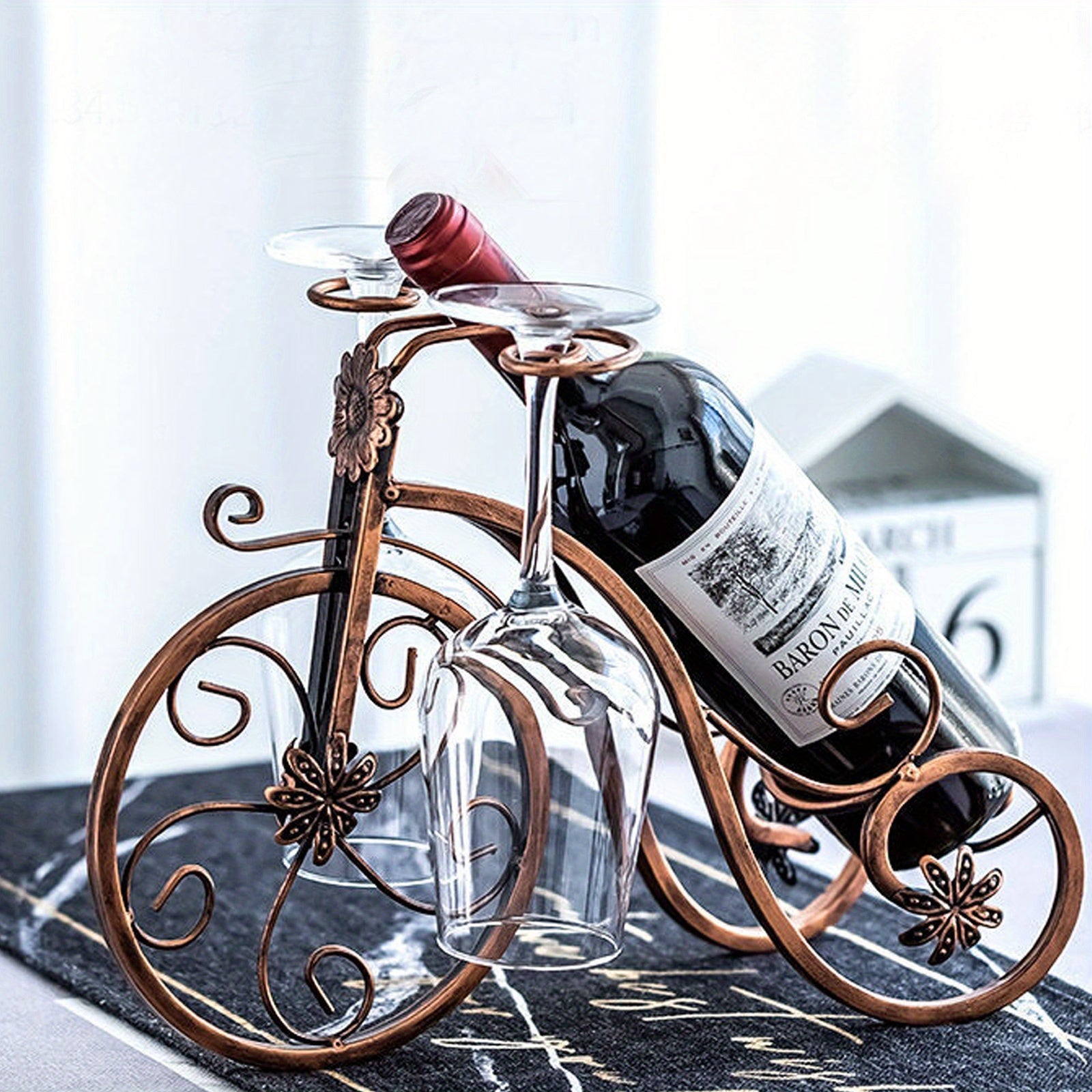 Support de Bouteille de Vin en Vélo – Pour un Goût Raffiné
