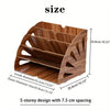WoodFlow A4 Organizer – Rangement Élégant pour Chaque Bureau