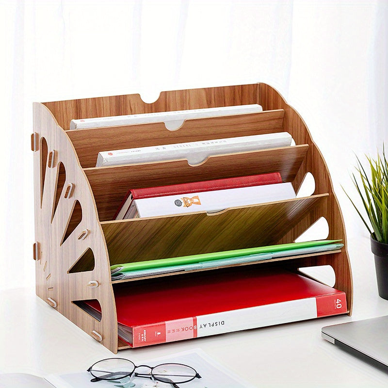 WoodFlow A4 Organizer – Rangement Élégant pour Chaque Bureau