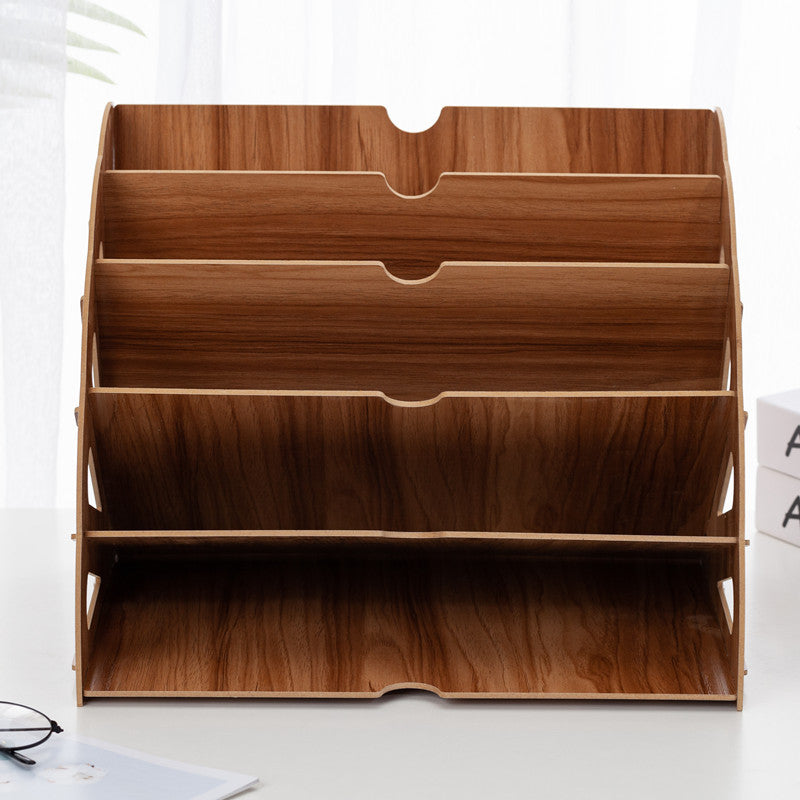 WoodFlow A4 Organizer – Rangement Élégant pour Chaque Bureau